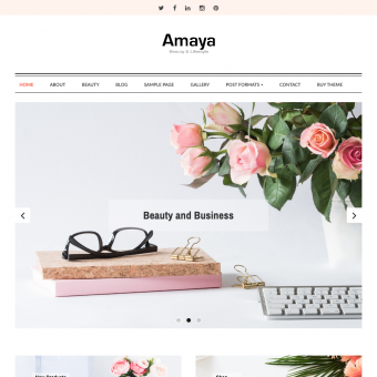 Amaya WordPress Theme